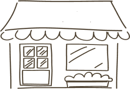 お店のイラスト